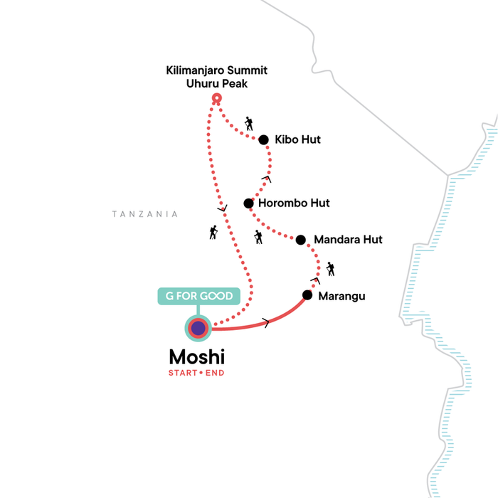 Mt Kilimanjaro Trek - Marangu Route